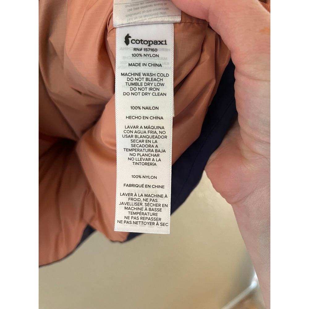Cotopaxi Solazo Down Vest Womens Small Maritime/Mezcal Colorblock - Picture 3 of 9